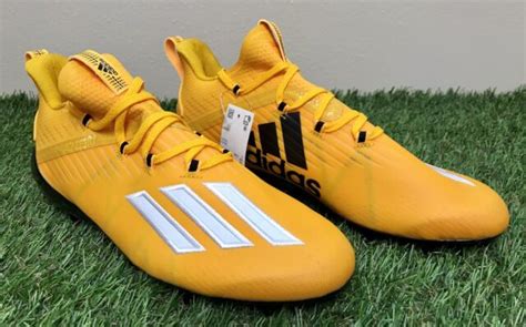 adidas Adizero Gold Yellow Black Football Cleats Eh1314 Men’s Size 10.5 for sale online | eBay