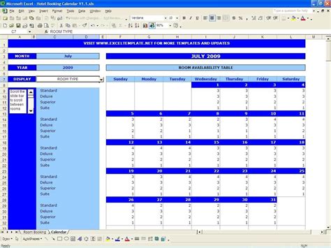 Universal Calendar For Campground Reservations Excel Spreadsheet - Get Your Calendar Printable