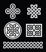 Black rope knot symbols — Stock Vector © happyroman #12333394