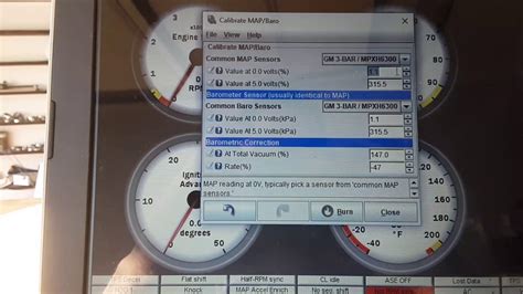 Aem 5 Bar Map Sensor Calibration