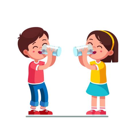 children drinking water clipart - Clip Art Library