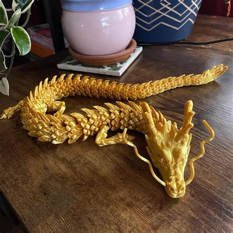 3d Printed Articulated Dragon | 3d Printed Flexible Dragon