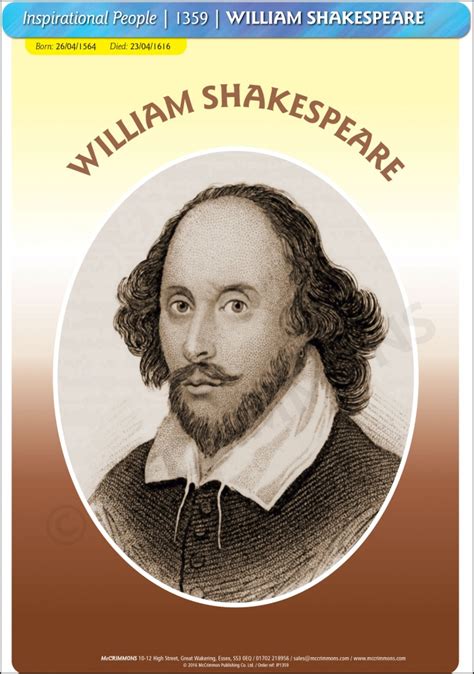 William Shakespeare - Poster A3 (IP1359)