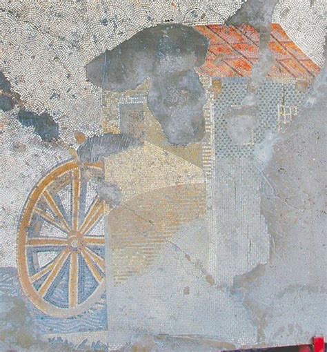 Constantinople, Imperial Palace, Mosaic of a watermill - Livius