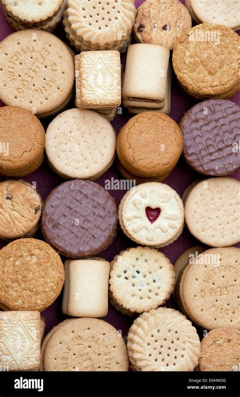 Assorted Biscuits Stock Photo - Alamy