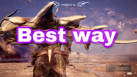 warframe how to get murkray liver (tips as well) - YouTube