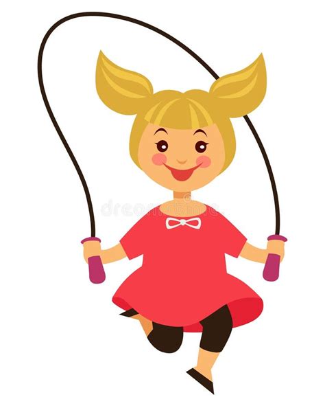 Cartoon Girl Skipping Stock Illustrations – 948 Cartoon Girl Skipping ...