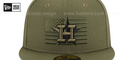 Houston Astros 2023 ARMED FORCES STARS N STRIPES Hat