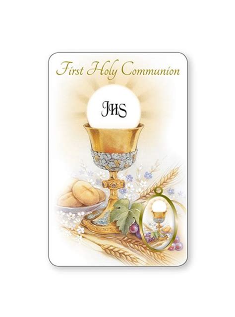 First Communion Prayer Cards | stickhealthcare.co.uk