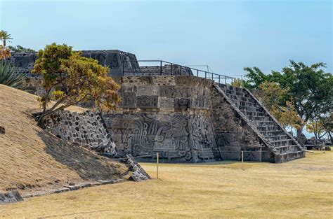 view of the Quetzalcoatl Temple | Teotihuacan, Columbian, Morelos