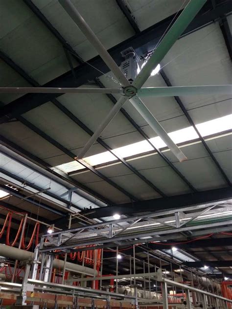 Modern Warehouse Ceiling Fans 7Ft Diameter Small Industrial Ceiling Fan