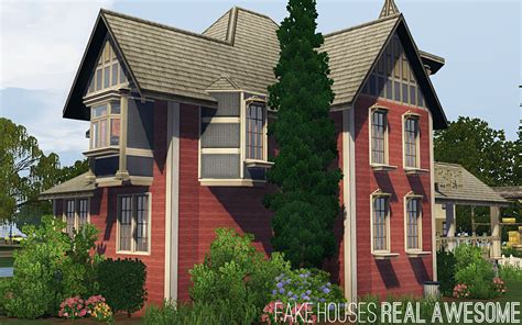 fakehousesrealawesome: This house is done! It was a fun build, and...