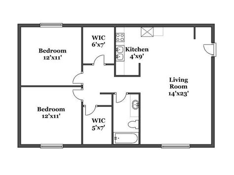 Cool Simple Floor Plan 65 on Home Decor Arrangement Ideas with Simple Floor Plan | Simple floor ...