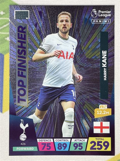 426 Harry Kane Tottenham Hotspur Top Finisher Panini Premier League ...