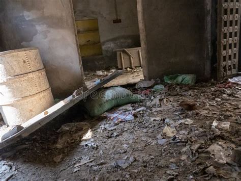 Bhinmal, Rajasthan, India : September 1, 2014 - Abandoned Old House Inside View in Indian City ...