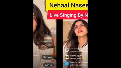 Nehaal Naseem Insta Live ( 24 August 2023 )|Nehal Naseem Live Singing|Nehaal Naseem Songs|Ijazat ...