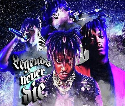 Juice Wrld Legends Never Die V1 Digital Art by Braxton Nicolas - Pixels