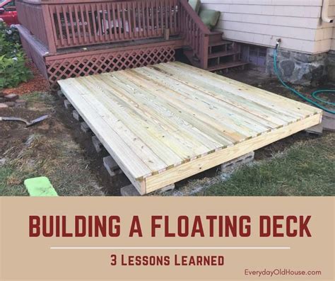 Floating Deck Footings