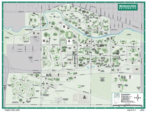 Campus Map of MSU