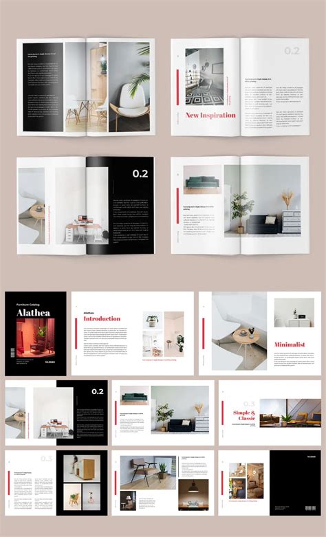 Furniture magazine template ai indd – Artofit