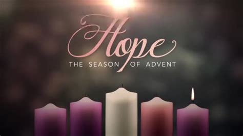 Advent Candles Hope Week 1 | Life Scribe Media | SermonSpice