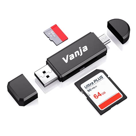 Buy Vanja SD/Micro SD Card Reader, Micro USB SD Card Adapter and USB 2. ...