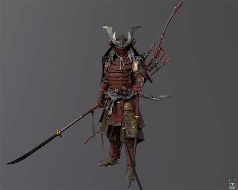 https://www.turbosquid.com/3d-models/3d-samurai-armor-bundles-model-1318247 | Samurai armor, 3d ...