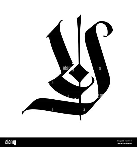 The Letter Y In Calligraphy