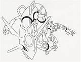 Pokemon Rayquaza Coloring Pages Sketch Page sketch template