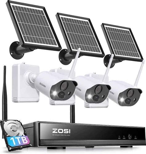 ZOSI C306PK Solar Powered Wireless Security Camera System Review ...