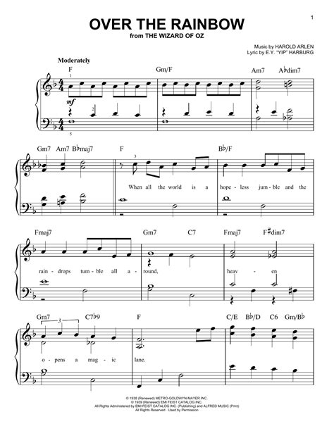 Over The Rainbow | Sheet Music Direct