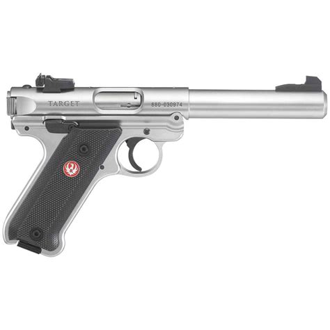 Ruger Mark IV Target 22 Long Rifle 5.5in Stainless Pistol - 10+1 Rounds | Sportsman's Warehouse