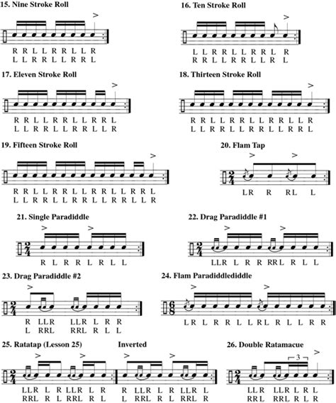 Drum Rudiments Printable - Printable Word Searches