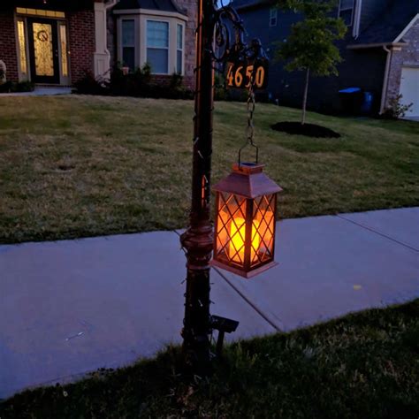 The slow candle flicker really sets a calming mood in the garden ...