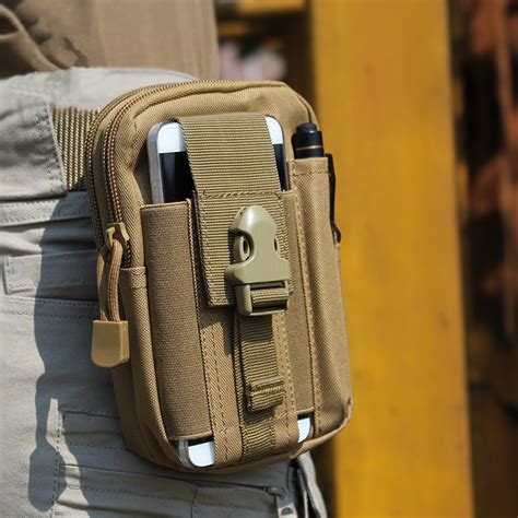 Tactical Molle Pouch Belt Waist Pack Bag Military Waist Fanny Pack Utility EDC Gear Bag#-in ...