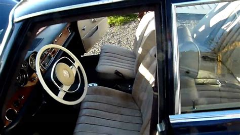 Mercedes W108 280S 1972 interior - YouTube