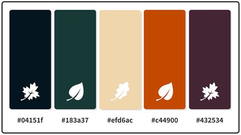 20+ Best Fall Color Palettes for 2024 - Venngage