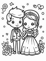 無料の印刷可能な結婚式のぬりえ  GBcoloring sketch template