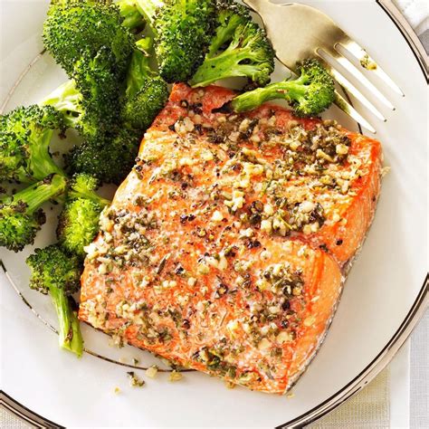 Herb-Roasted Salmon Fillets Recipe | Taste of Home