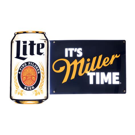 IT'S MILLER TIME CAN LED – Miller Lite Shop