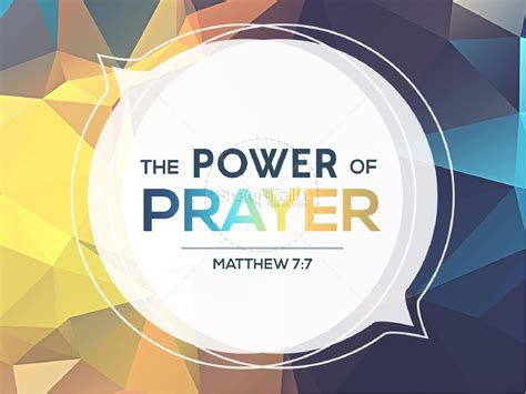 Power of Prayer Church PowerPoint | Clover Media