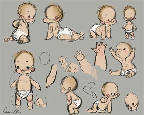 Pin by Andy Latham on Art Inspiration | Baby drawing, Baby illustration, Character design