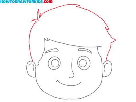 How to Draw a Boy's Face - Easy Drawing Tutorial For Kids