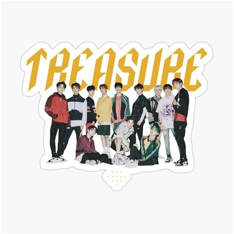 treasure kpop group sticker #treasure #kpop #boygroup | Treasures, Treasure maps, Stickers