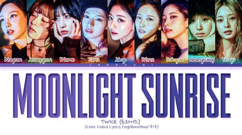 TWICE 'MOONLIGHT SUNRISE' Lyrics (Color Coded Lyrics) Chords - Chordify