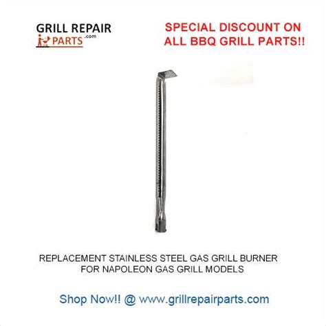 GRILL PARTS REPLACEMENT GRILL BURNER FOR NAPOLEON 085-3116-6, 85-3117 GAS BURNER | Gas grill ...