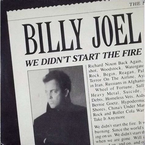 Billy Joel - We Didn't Start the Fire review by redsus - Album of The Year