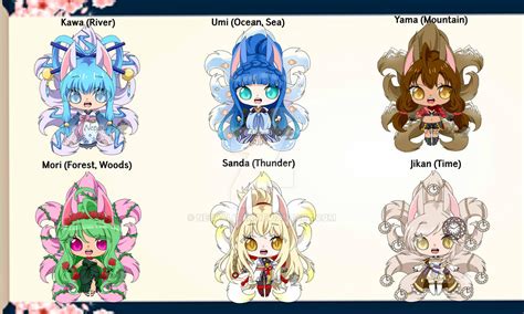 (OPEN) Japanese Spirit Kitsune Batch #2 (Discount) by Neopalitan on DeviantArt