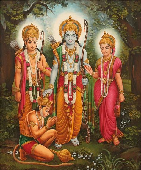 Ram, god, hanuman, laxman, lord, ramayan, shri ram, sita, HD phone ...