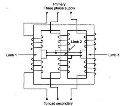 3 Phase Transformer Circuit Diagram
